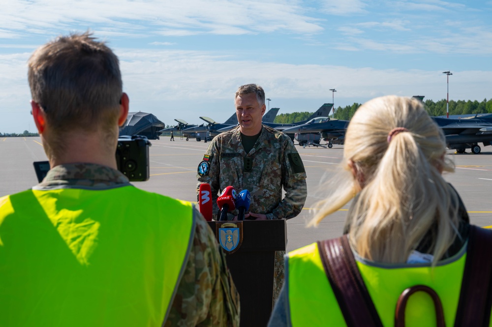 Exercise Astral Knight 24 Media Day at Šiauliai Air Base