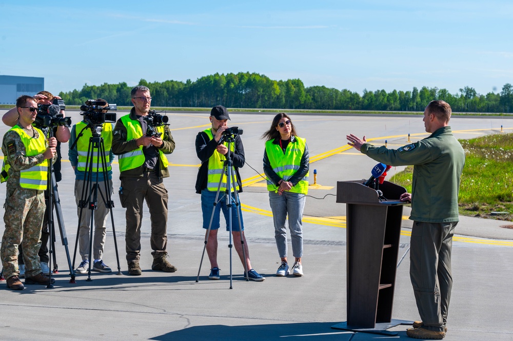 Exercise Astral Knight 24 Media Day at Šiauliai Air Base