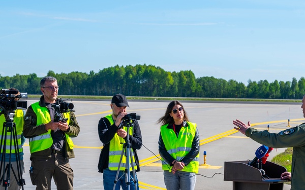 Exercise Astral Knight 24 Media Day at Šiauliai Air Base