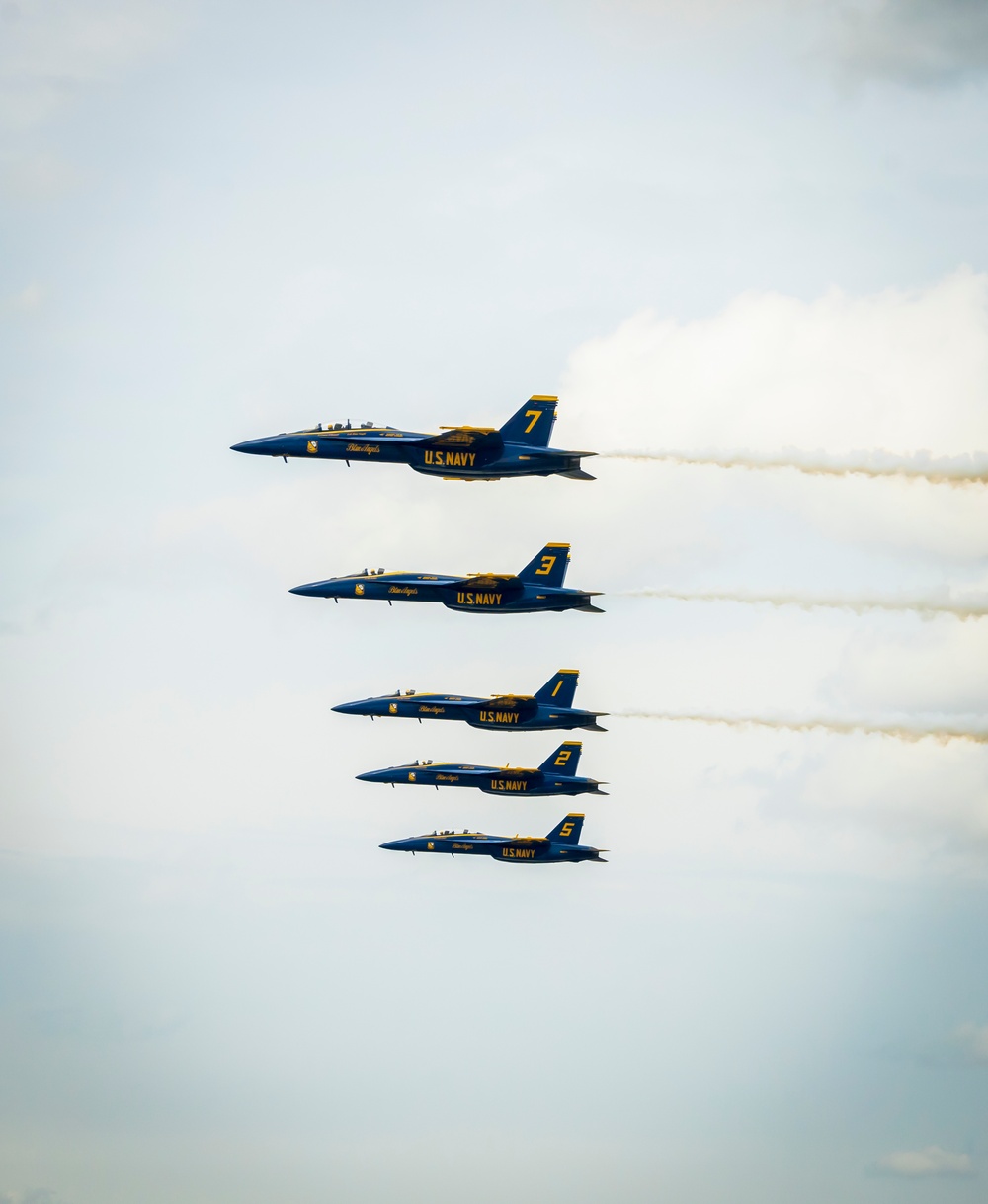 Marine Corps Air Station Cherry Point 2024 Air Show Blue Angels Demo