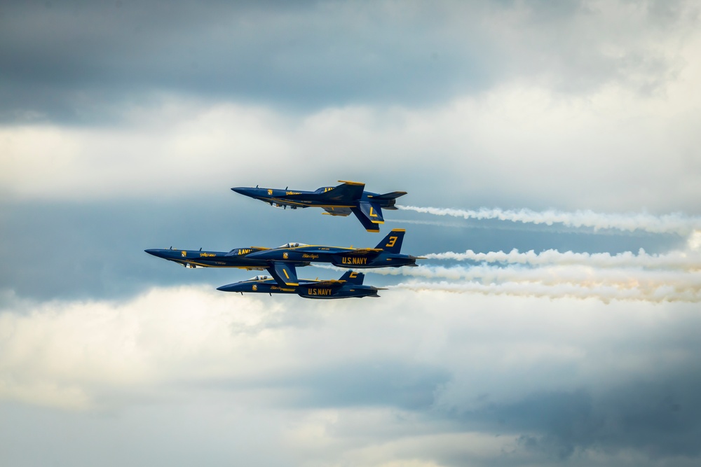 Marine Corps Air Station Cherry Point 2024 Air Show Blue Angels Demo