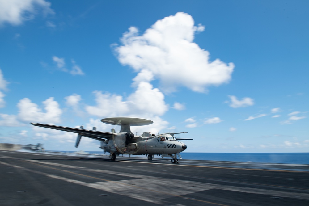 VAW-115 Change of Command Aboard Theodore Roosevelt