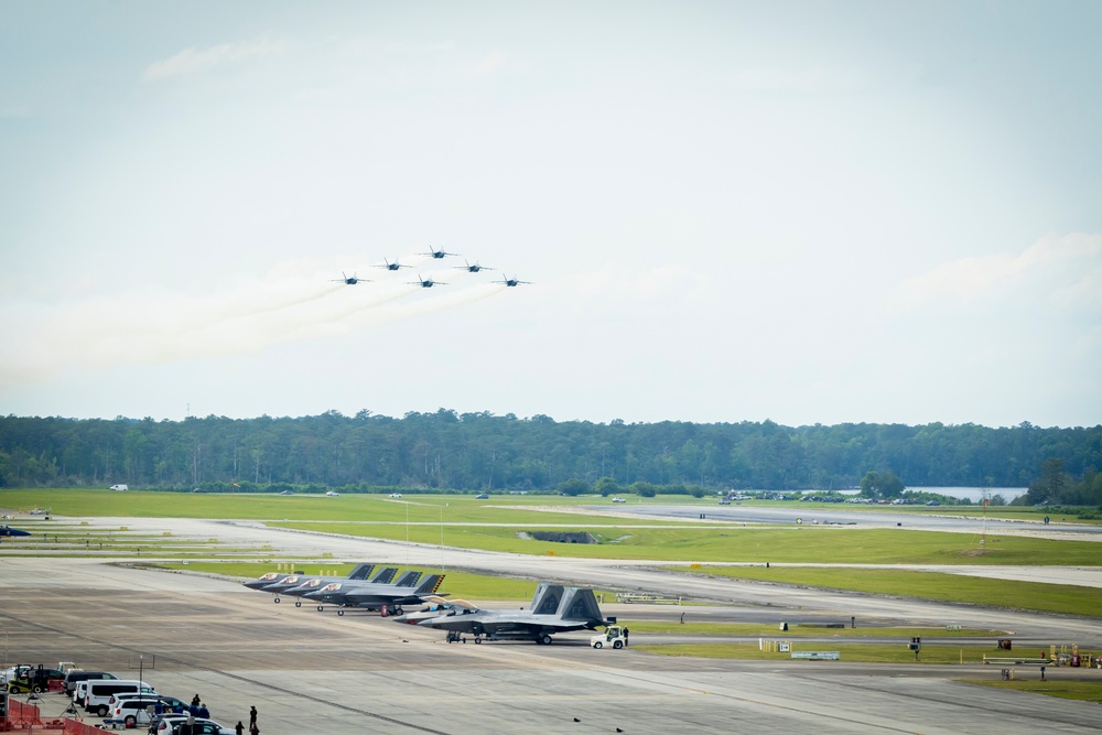 Marine Corps Air Station Cherry Point 2024 Air Show Blue Angels Demo