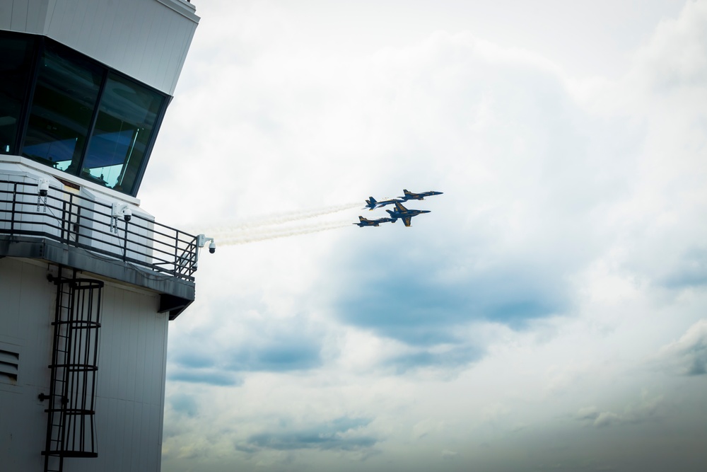 Marine Corps Air Station Cherry Point 2024 Air Show Blue Angels Demo