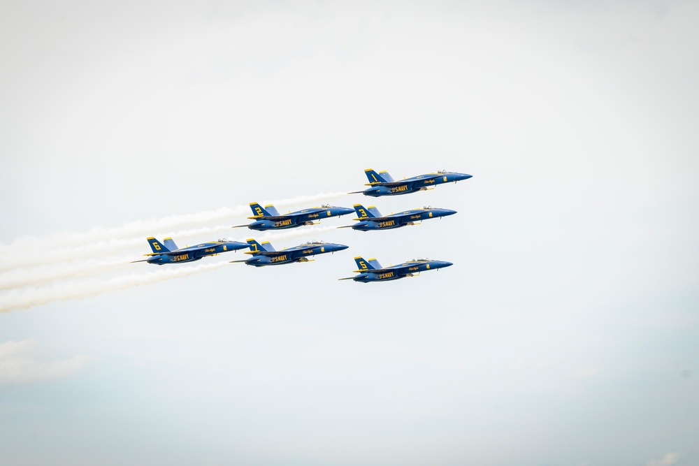 Marine Corps Air Station Cherry Point 2024 Air Show Blue Angels Demo