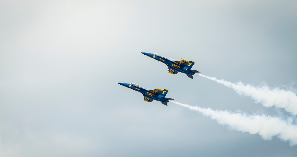 Marine Corps Air Station Cherry Point 2024 Air Show Blue Angels Demo