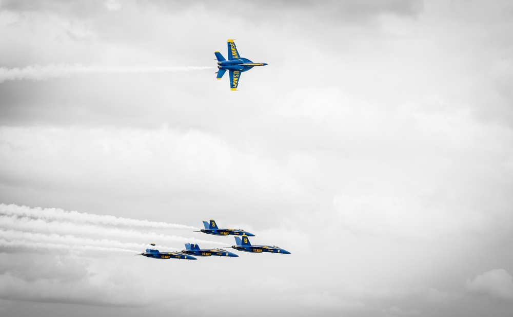 Marine Corps Air Station Cherry Point 2024 Air Show Blue Angels Demo