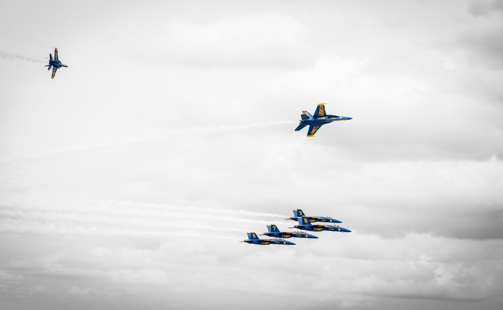 Marine Corps Air Station Cherry Point 2024 Air Show Blue Angels Demo