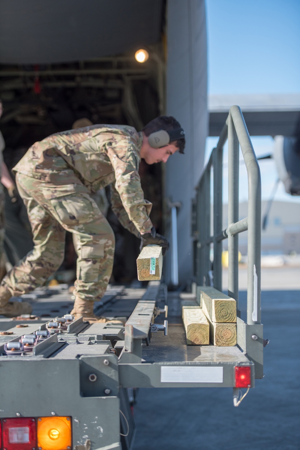 Kentucky Air Guard transports building materials to construct homes in Alaska