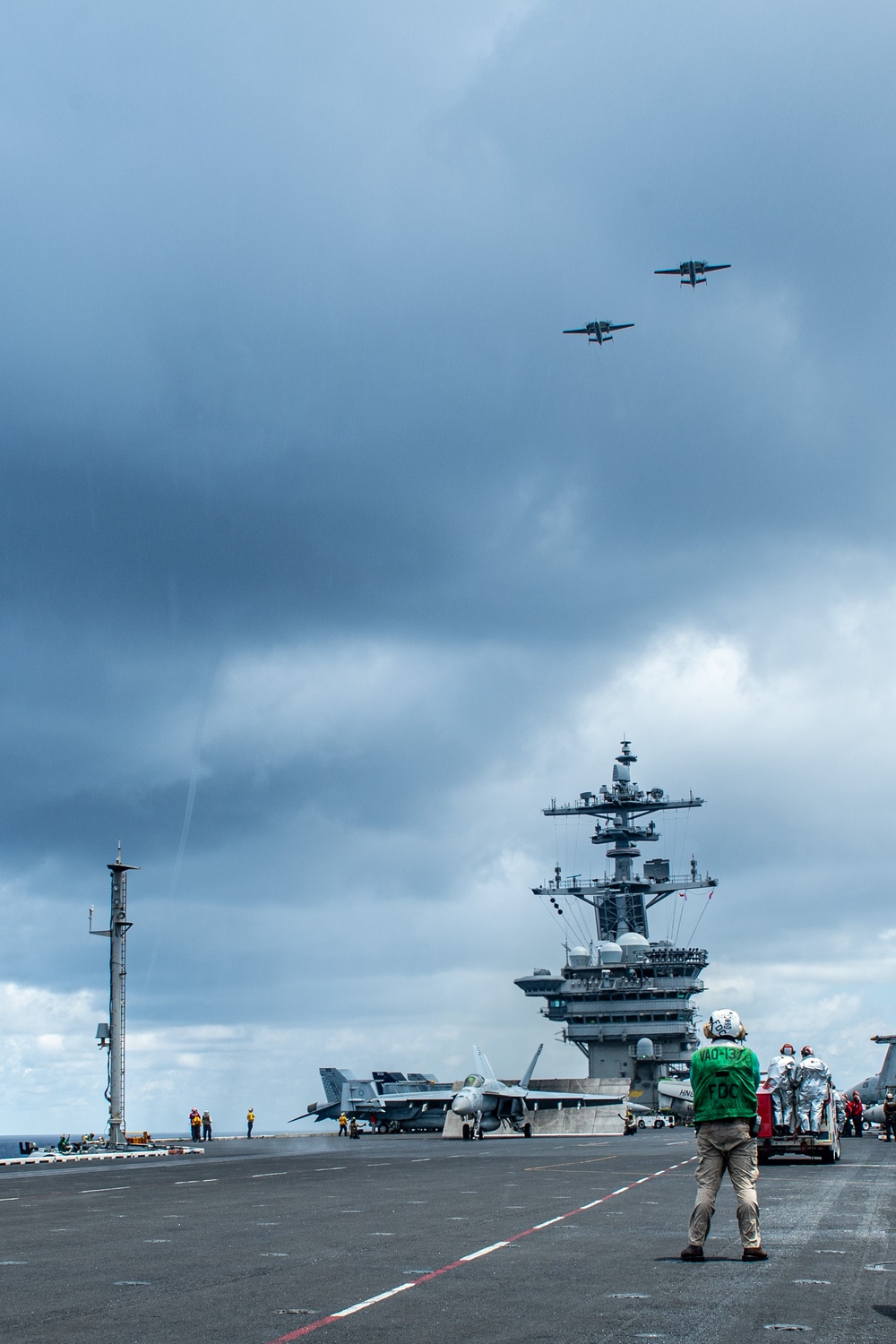 VAW-115 Change of Command Aboard Theodore Roosevelt