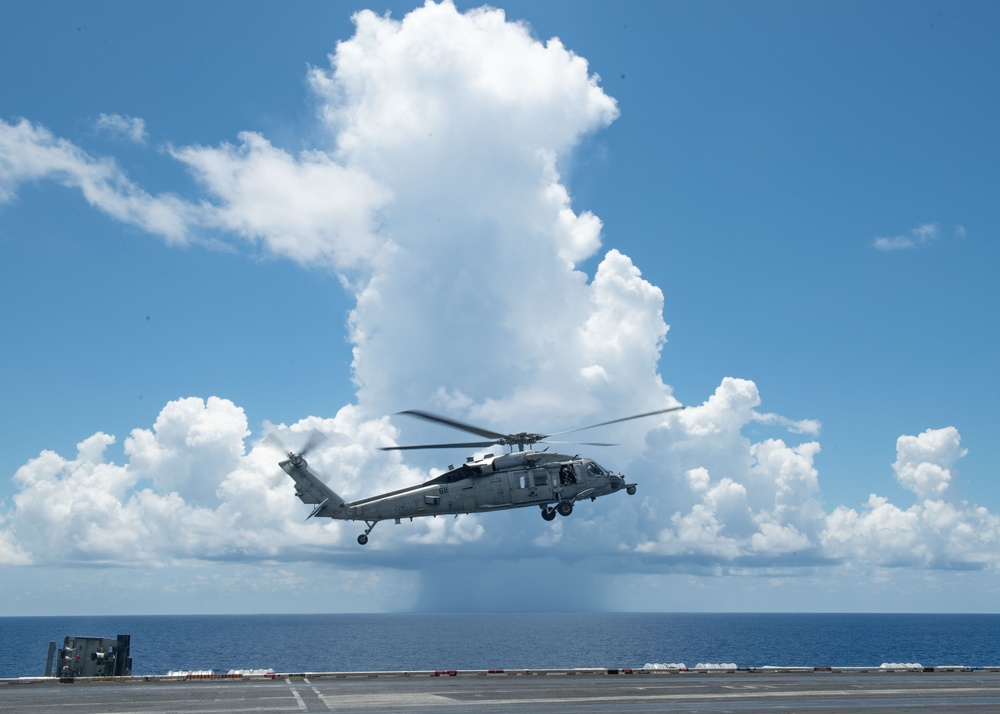 VAW-115 Change of Command Aboard Theodore Roosevelt