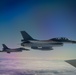 117th Air Refueling Wing refuels Romanian F-16s in the skies over Bucharest