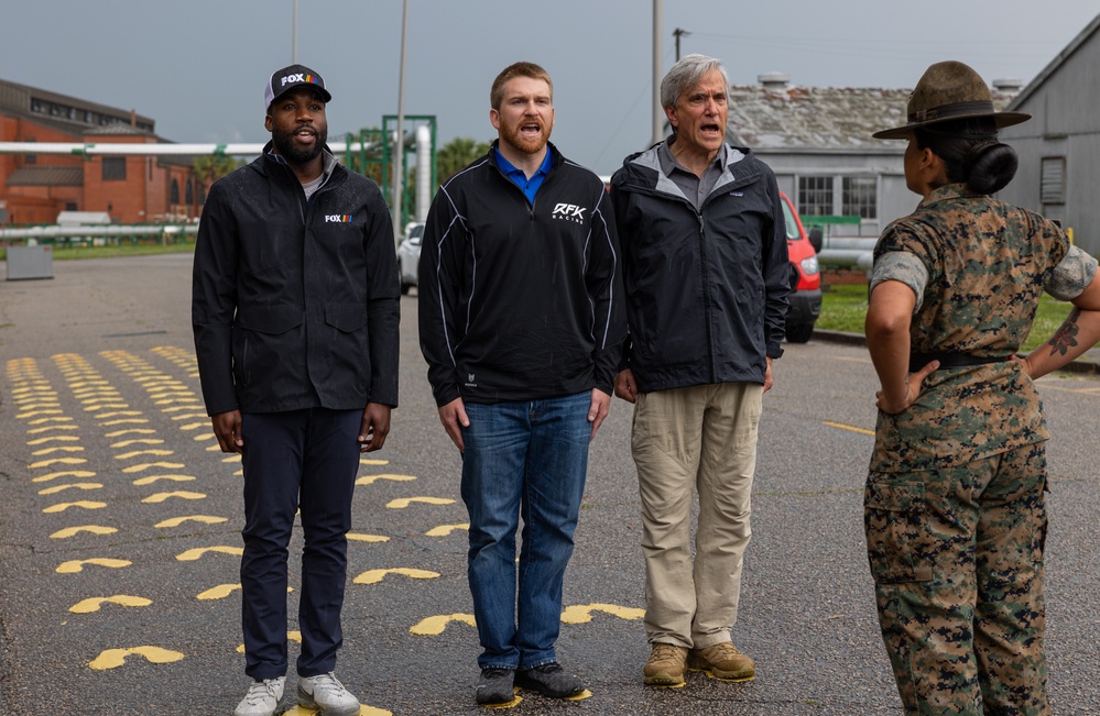 NASCAR, Charlotte Motor Speedway visits MCRD Parris Island