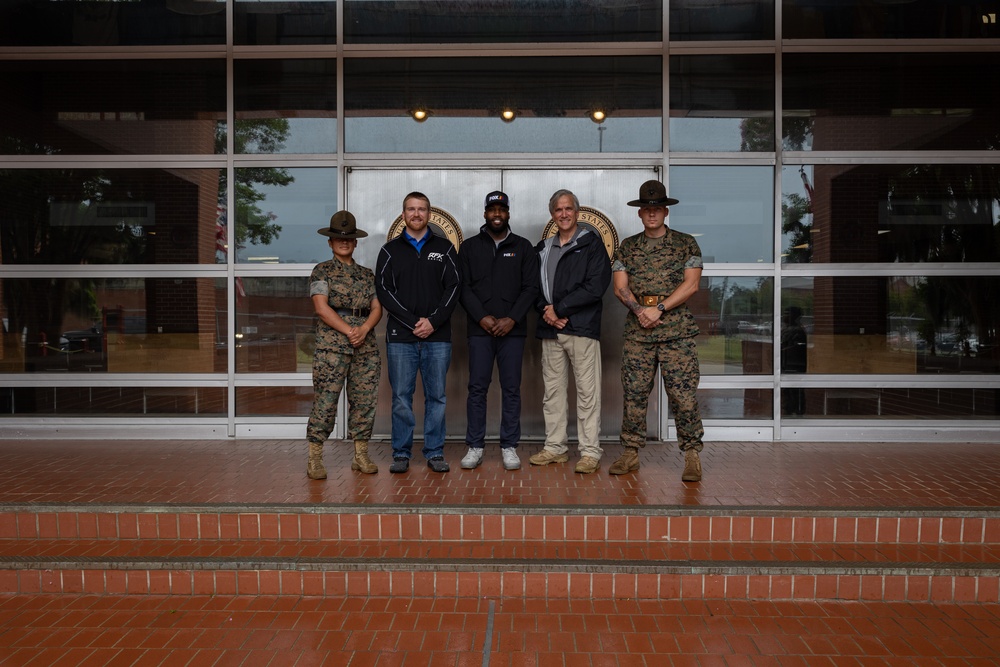 NASCAR, Charlotte Motor Speedway visits MCRD Parris Island