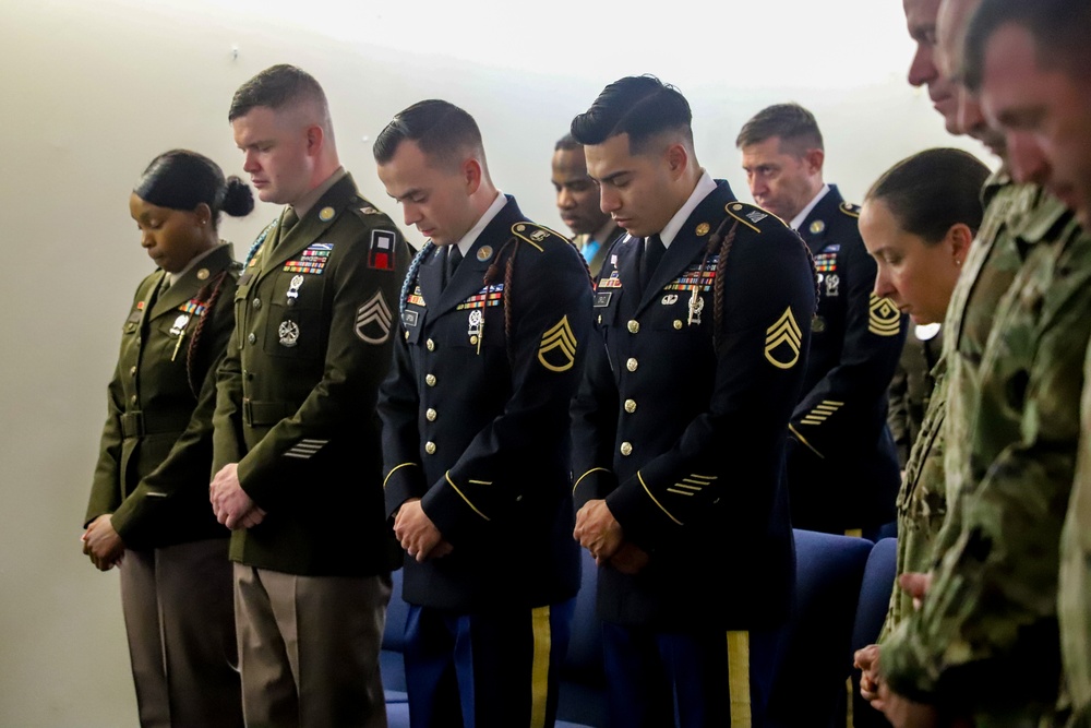 Sustainment Soldiers Host Audie Murphy Club Induction Ceremony