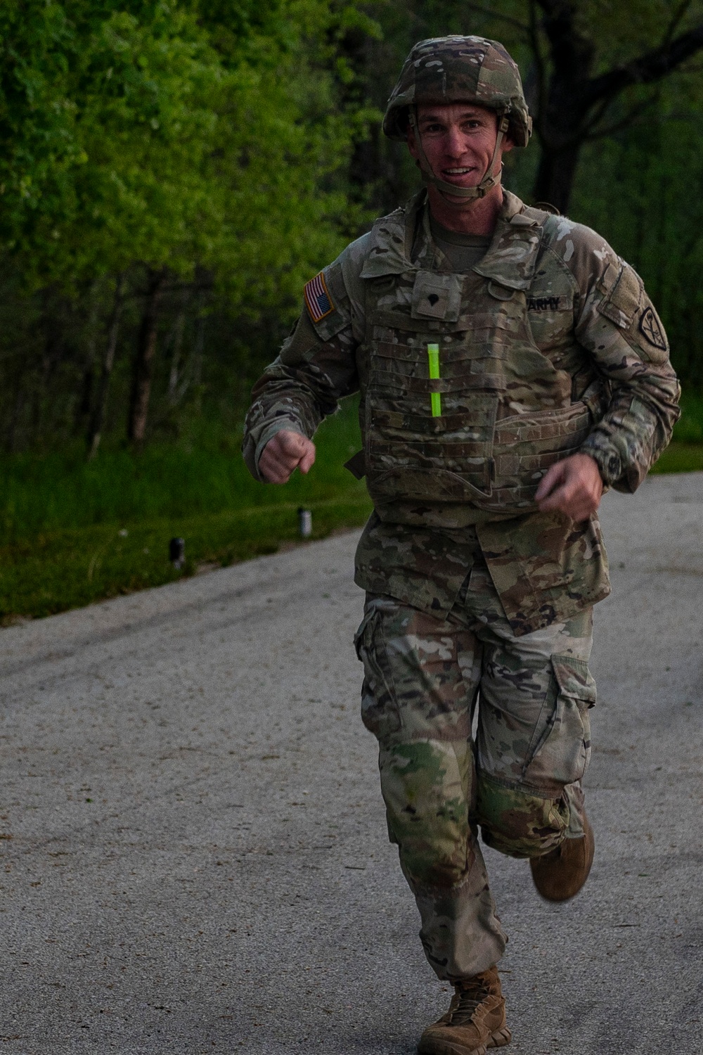 Expert Soldier Badge candidates complete Expert Physical Fitness Assessment