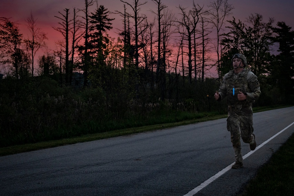 Expert Soldier Badge candidates complete Expert Physical Fitness Assessment