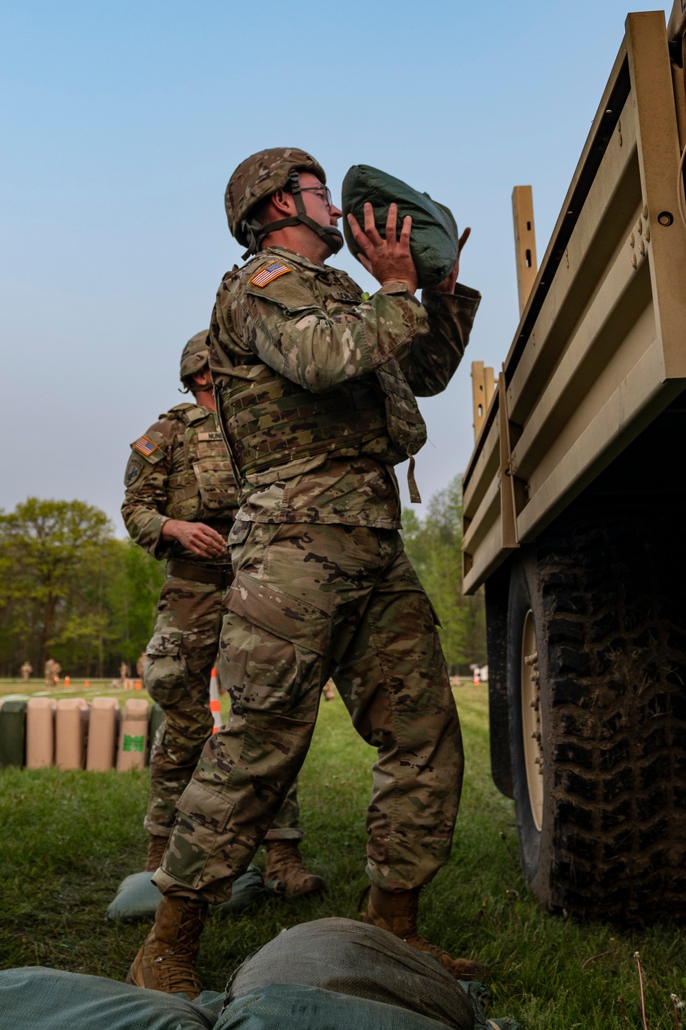 Expert Soldier Badge candidates complete Expert Physical Fitness Assessment