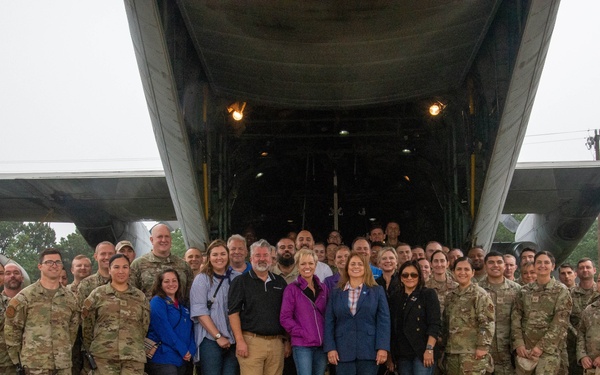 502nd ABW Honorary Commanders tour 59th TSS at Camp Bullis