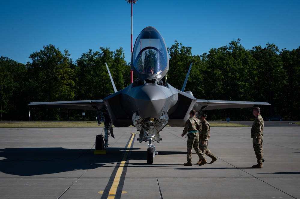 Lightning Strikes at Powidz Air Base