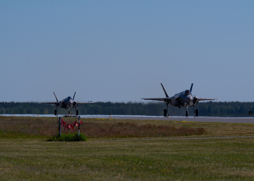 Lightning Strikes at Powidz Air Base