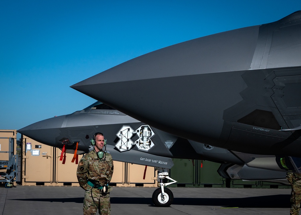 Lightning Strikes at Powidz Air Base