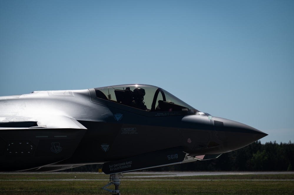 Lightning Strikes at Powidz Air Base