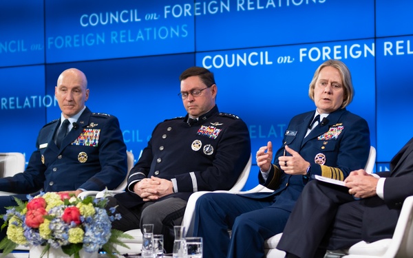 U.S. Coast Guard Commandant Linda Fagan Joins Service Chiefs in Washington, D.C. Discussions