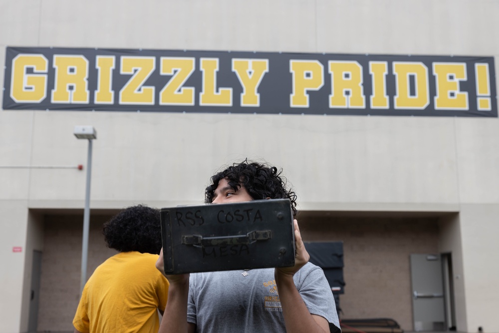 Marines Host Workout at Godinez Fundamental