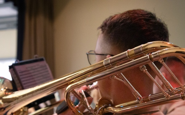 Marine Forces Reserve Band Performs at JCFA High School