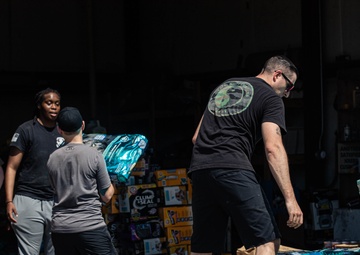 3rd Division Sustainment Brigade Plays with Pups