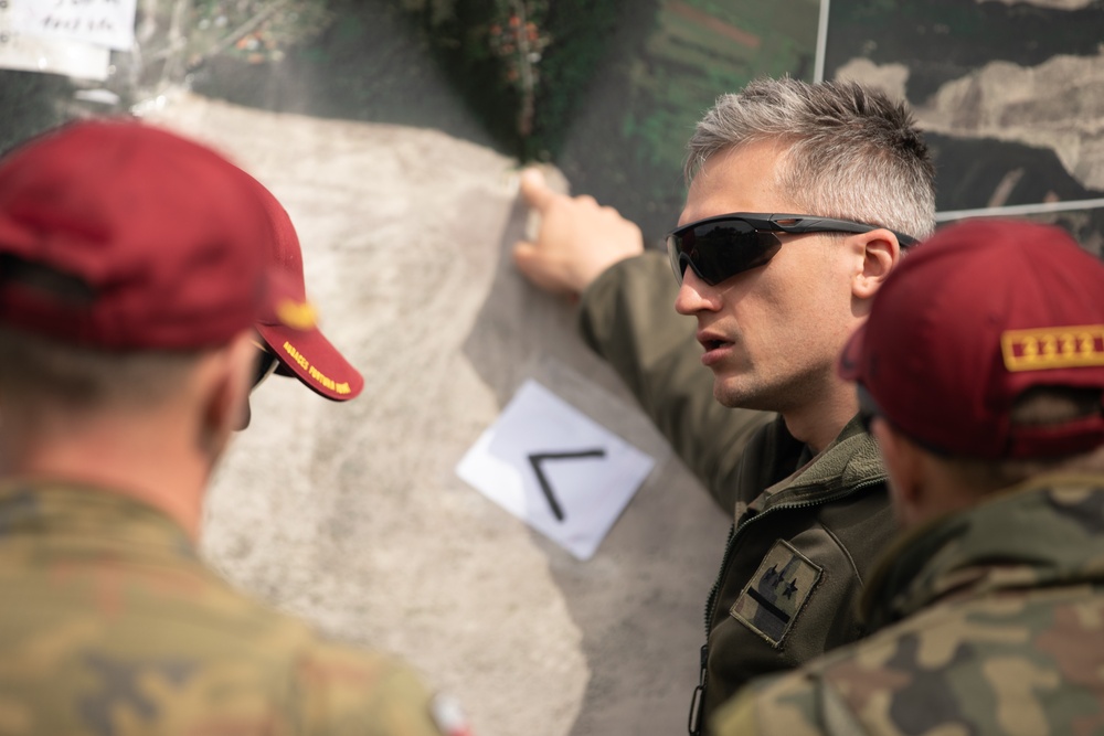 U.S. Army 10th Special Forces Group (Airborne) and Polish 6th Airborne Brigade perform a static line and high altitude low opening parachute jumps May 13-15, 2024 near Krakow Poland.