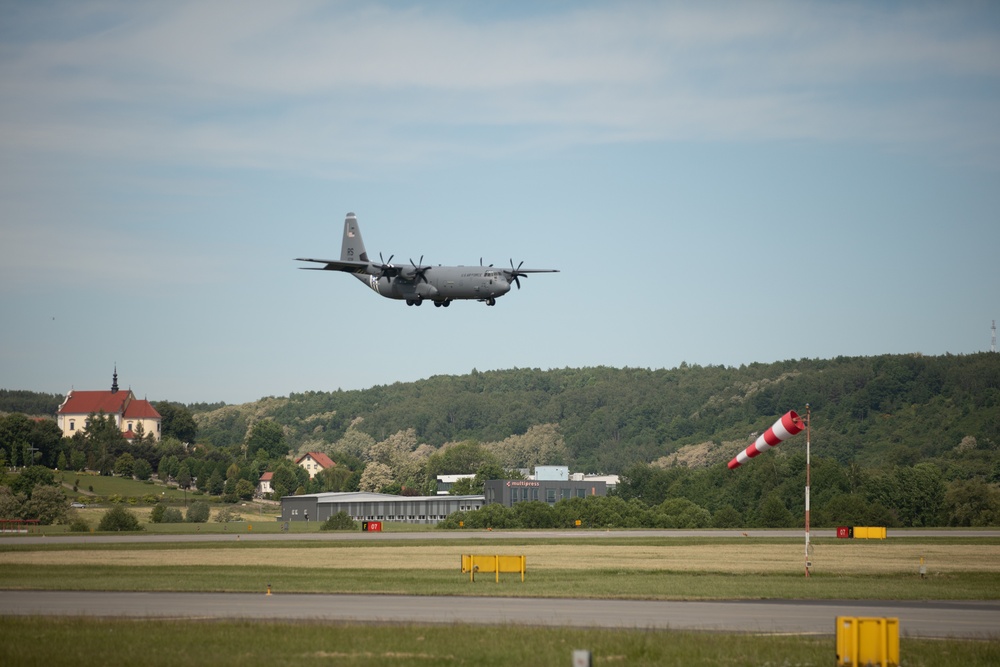 U.S. Army 10th Special Forces Group (Airborne) and Polish 6th Airborne Brigade perform a static line and high altitude low opening parachute jumps May 13-15, 2024 near Krakow Poland.