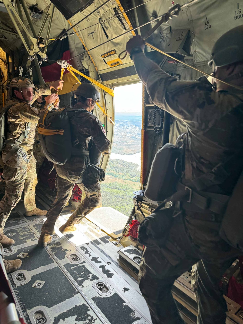 U.S. Army 10th Special Forces Group (Airborne) and Polish 6th Airborne Brigade perform a static line and high altitude low opening parachute jumps May 13-15, 2024 near Krakow Poland.