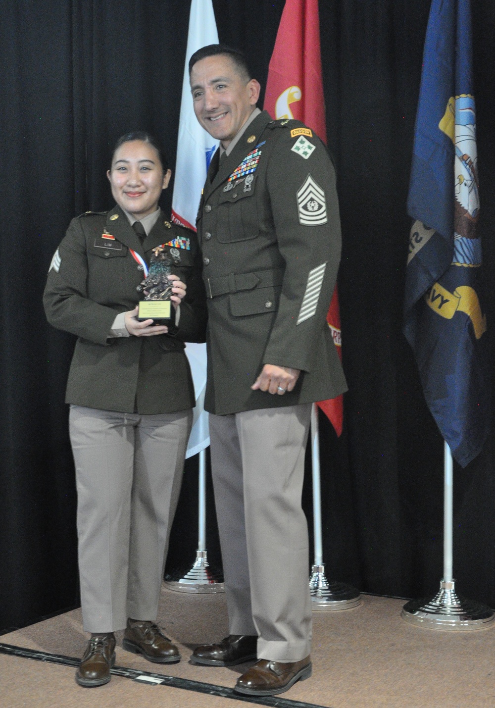Community recognizes top enlisted members