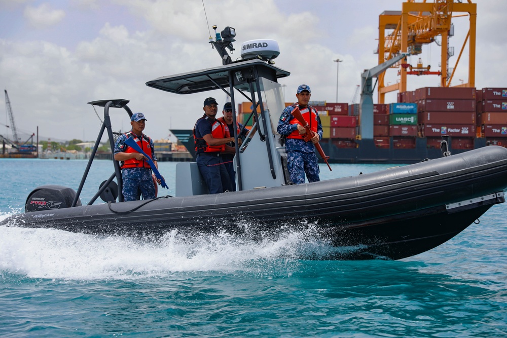 Partner nations conduct sea patrol and helocast operations training during TRADEWINDS 24