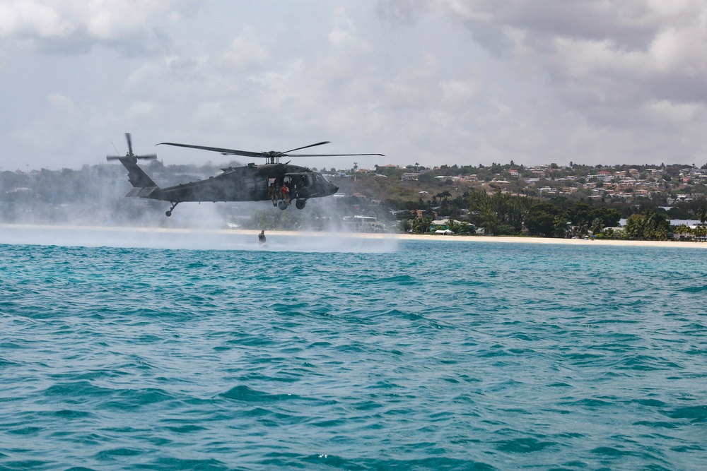 Partner nations conduct sea patrol and helocast operations training during TRADEWINDS 24