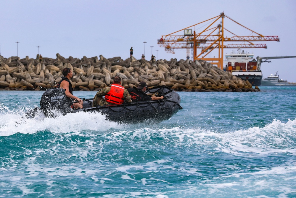 Partner nations conduct sea patrol and helocast operations training during TRADEWINDS 24