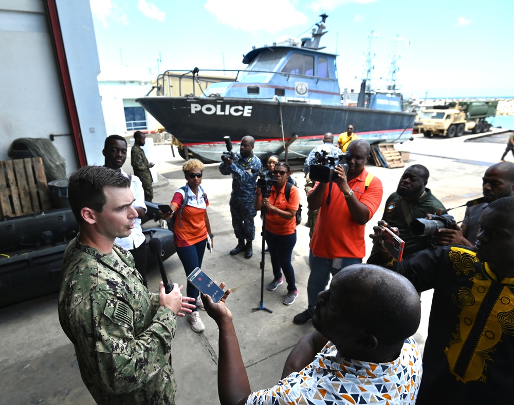 U.S. Coast Guard host media day for maritime tracks at TRADEWINDS 24