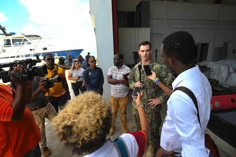 U.S. Coast Guard host media day for maritime tracks at TRADEWINDS 24