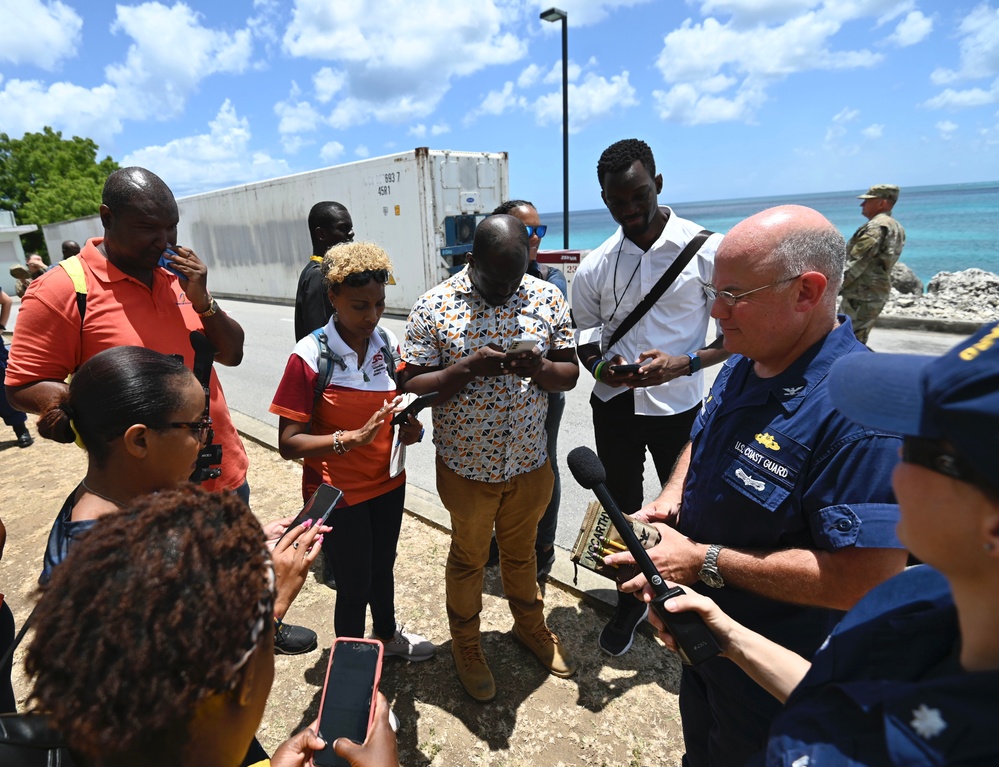 U.S. Coast Guard host media day for maritime tracks at TRADEWINDS 24