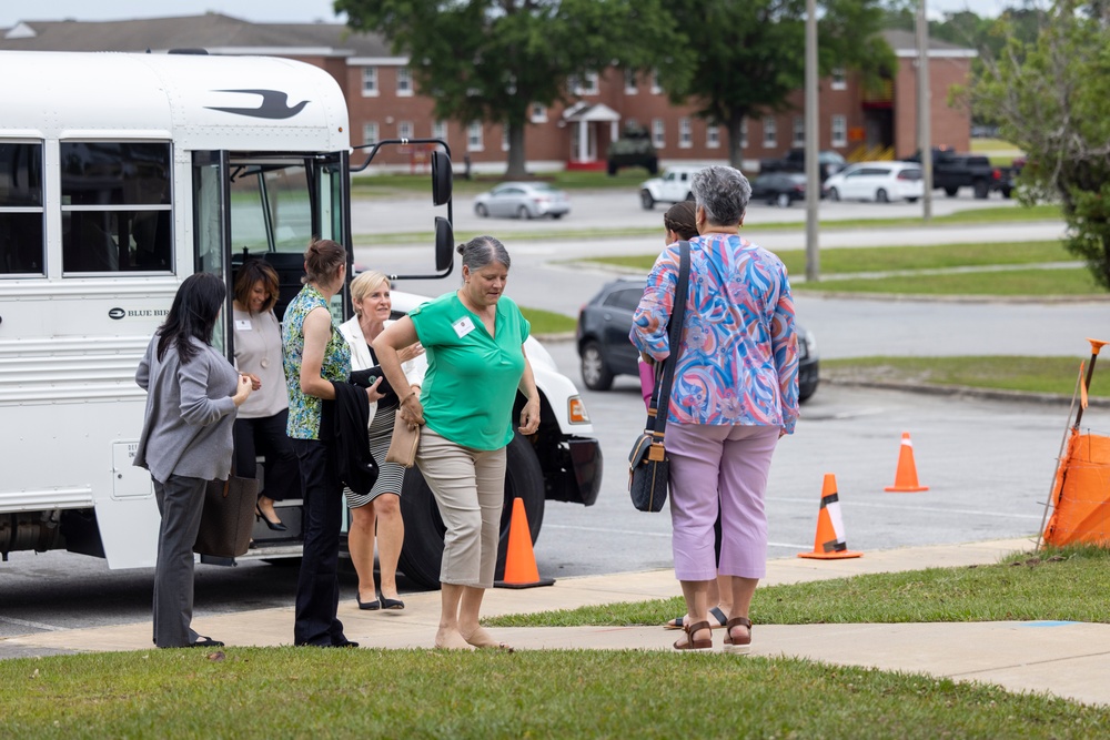 II MEF Spouses visit 2nd MLG Human Performance Center