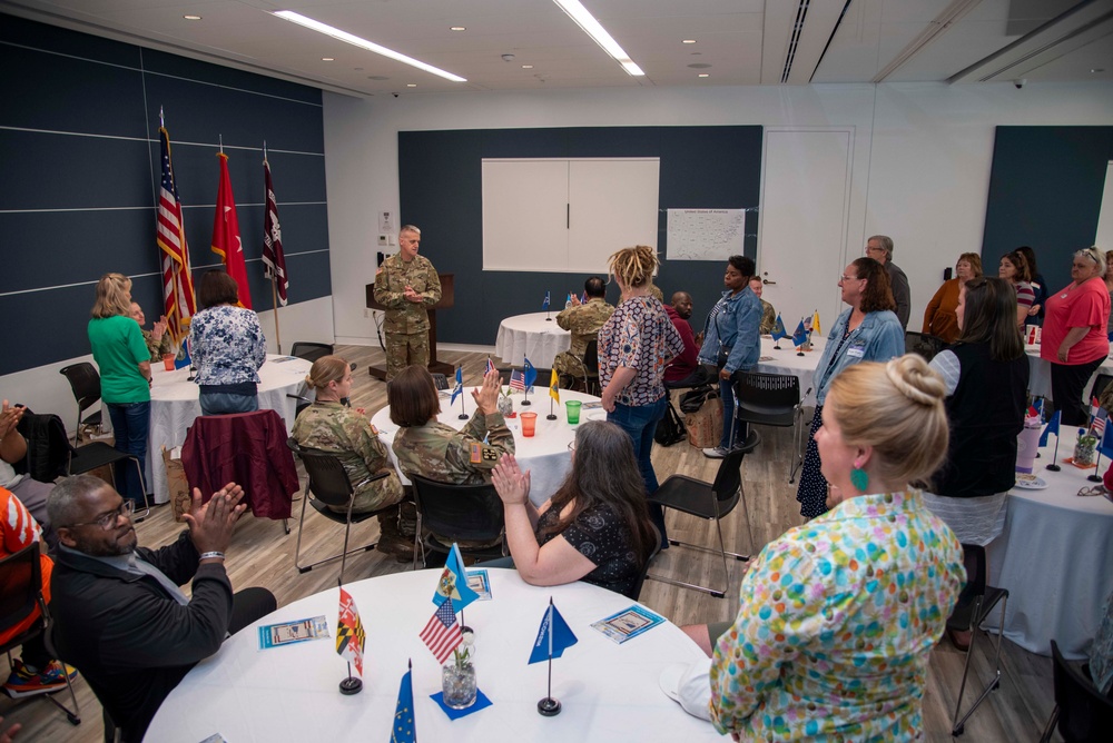 Soldier Recovery Brigade-National Capital Region holds a luncheon for military caregivers