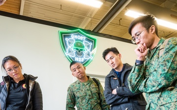 Singapore Armed Forces visits JBLM to Observe H2F Operations
