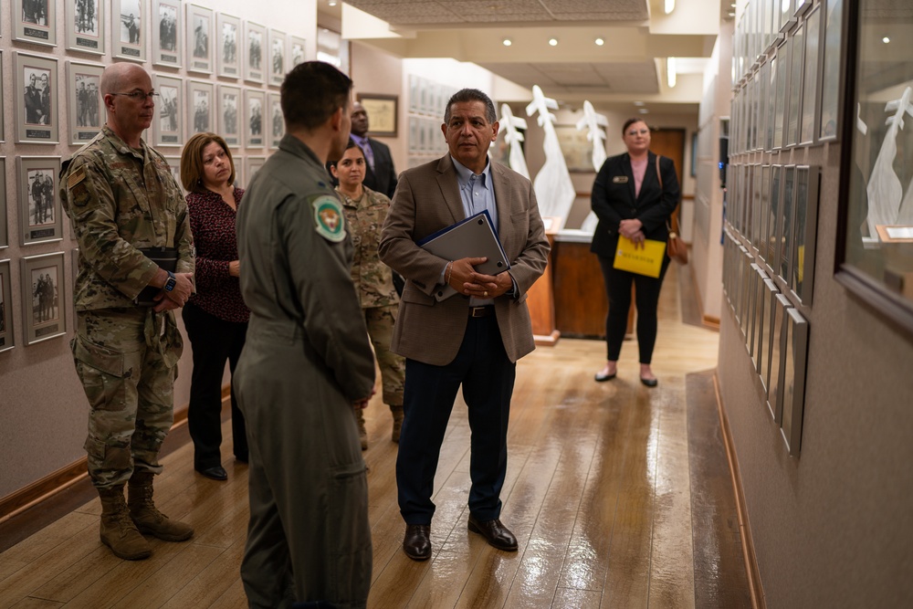 Texas State Representative John Lujan visits 560th Flying Training Wing