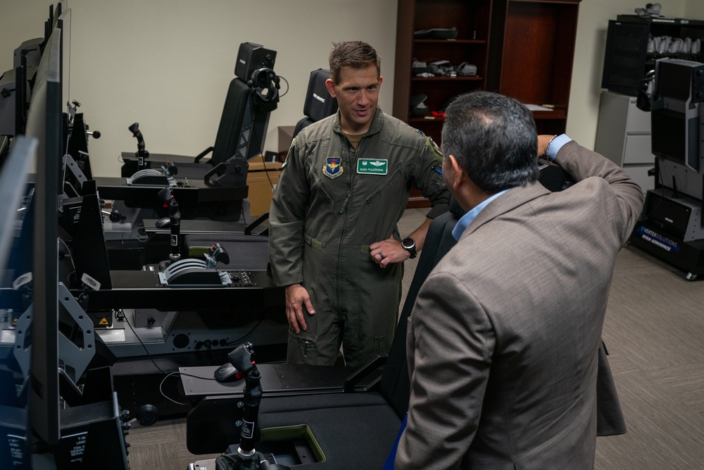 Texas State Representative John Lujan visits 560th Flying Training Wing