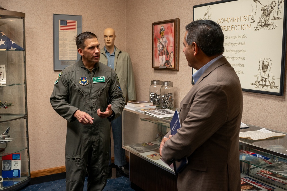 Texas State Representative John Lujan visits 560th Flying Training Wing