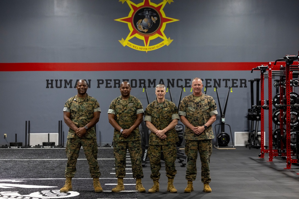 Assistant Commandant of the Marine Corps visits 2nd MLG Human Performance Center