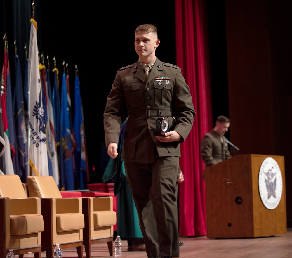 U.S. Marines and foreign service members graduate EWS