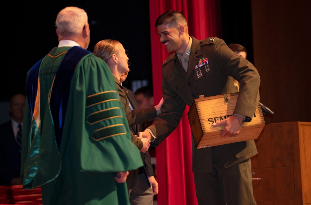 U.S. Marines and foreign service members graduate EWS
